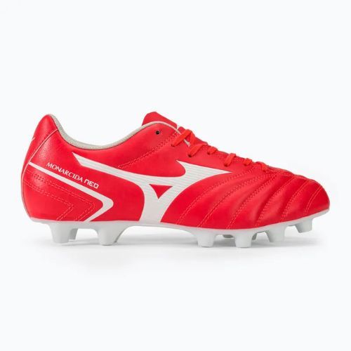 Mizuno Monarcida Neo II Select FG scarpe da calcio uomo flerycoral2/bianco
