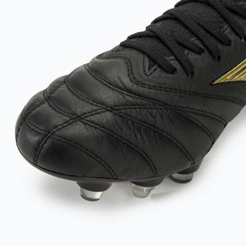 Scarpe da calcio Mizuno Morelia Neo IV Beta SG da uomo nero/oro/nero