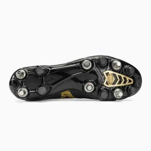 Scarpe da calcio Mizuno Morelia Neo IV Beta SG da uomo nero/oro/nero
