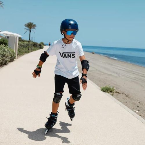 Pattini in linea per bambini ATTABO 2-in-1 Kylo blu