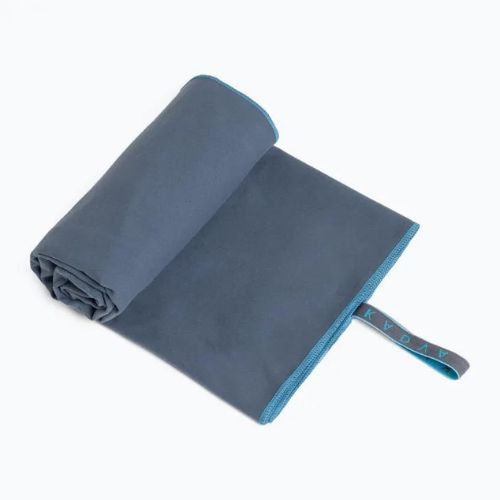 Asciugamano ad asciugatura rapida KADVA Tuala XL 175x110 cm blu navy