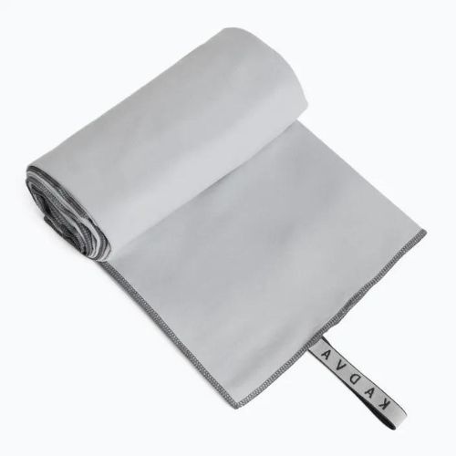 Asciugamano ad asciugatura rapida KADVA Tuala XL 175x110 cm grigio