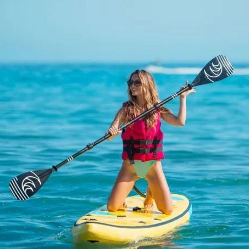 Tavola SUP AQUASTIC Touring 12'6" gialla