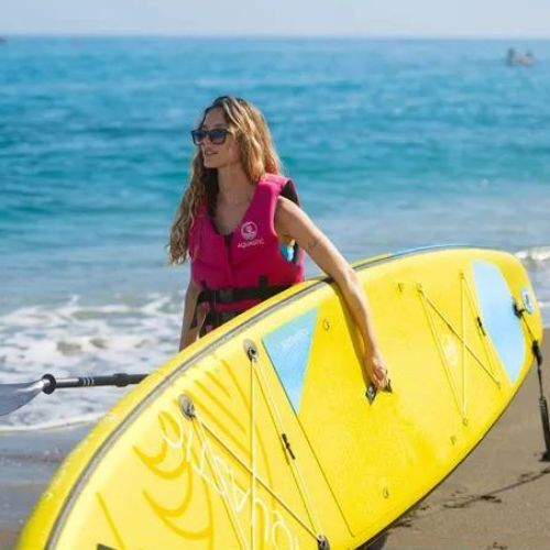 Tavola SUP AQUASTIC Touring 12'6" gialla