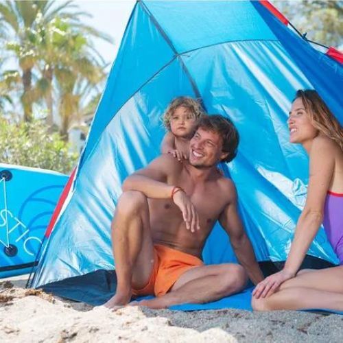 AQUASTIC Tenda da spiaggia Concielo blu