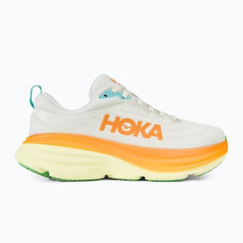 HOKA scarpe da corsa da uomo Bondi 8 blanc de blanc/solar