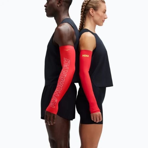 Manicotti da corsa Hoka Airolite cerise