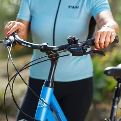 Bicicletta da trekking da donna ATTABO Trekking 17" blu