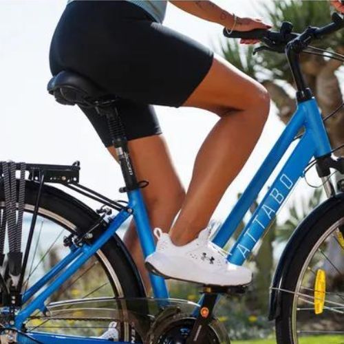 Bicicletta da trekking da donna ATTABO Trekking 17" blu