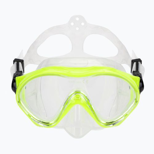 Set da snorkeling per bambini AQUASTIC Maschera + boccaglio per minatori verde