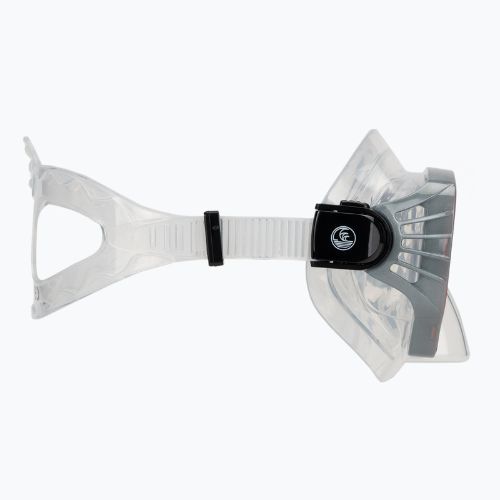 AQUASTIC Jetty set snorkeling maschera + boccaglio rosso