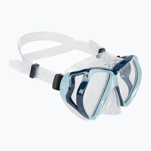 AQUASTIC Shoal set snorkeling maschera + boccaglio blu