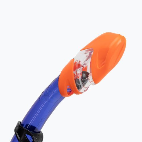 AQUASTIC Shelly set snorkeling per bambini maschera + boccaglio + pinne blu