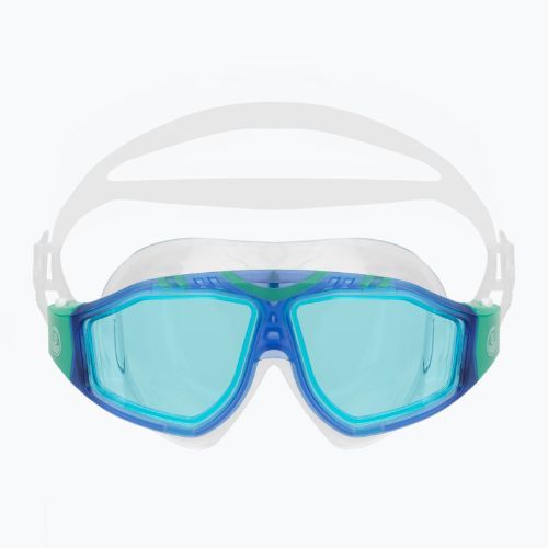 Maschera da nuoto per bambini AQUASTIC Mako Jr blu