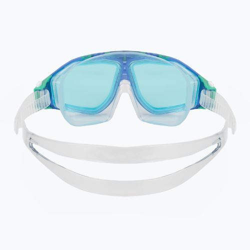 Maschera da nuoto per bambini AQUASTIC Mako Jr blu