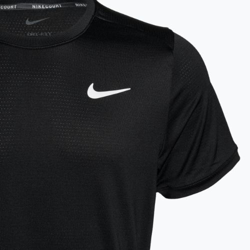 Maglietta da tennis Nike Court Dri-Fit Advantage uomo nero/bianco