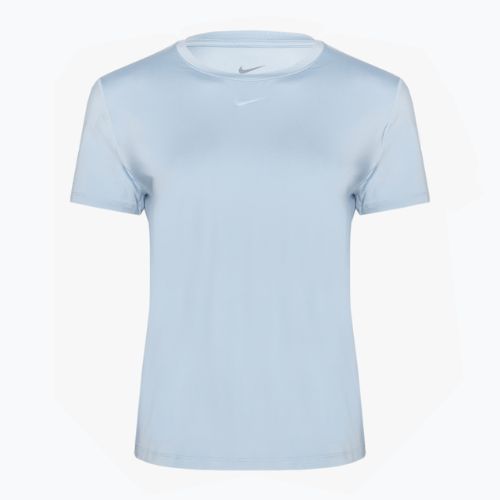 Maglietta da corsa Nike One Classic Dri-Fit light blu armeria/nero da donna