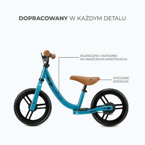 Kinderkraft bicicletta da fondo Space blu profondo