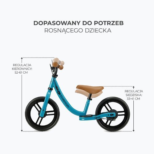 Kinderkraft bicicletta da fondo Space blu profondo