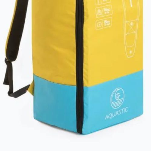 SUP AQUASTIC Touring 12'6" zaino per tavola giallo
