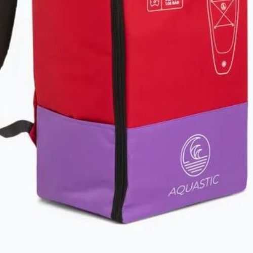 Zaino porta tavola SUP AQUASTIC Touring 12'6" rosso