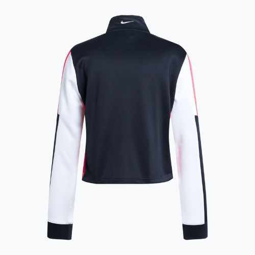 Nike Sportswear Tracksuit Top donna nero/light crimson/bianco