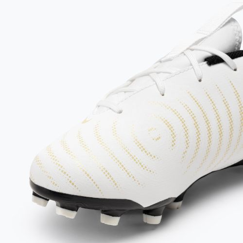 Scarpe da calcio Nike Phantom GX II Academy FG/MG Junior bianco/oro metallizzato/nero per bambini