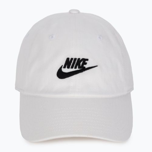 Cappello da baseball Nike Club Unstructured Futura Wash bianco/nero