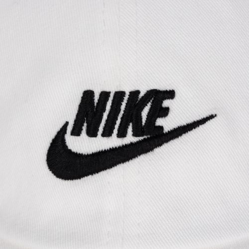 Cappello da baseball Nike Club Unstructured Futura Wash bianco/nero