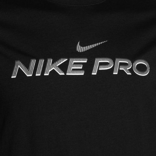 Maglietta da allenamento Nike Dri-Fit Fitness da uomo, nero