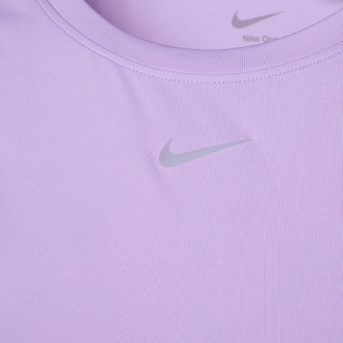 Canotta da allenamento donna Nike One Classic Dri-Fit lilla fiorito/nero