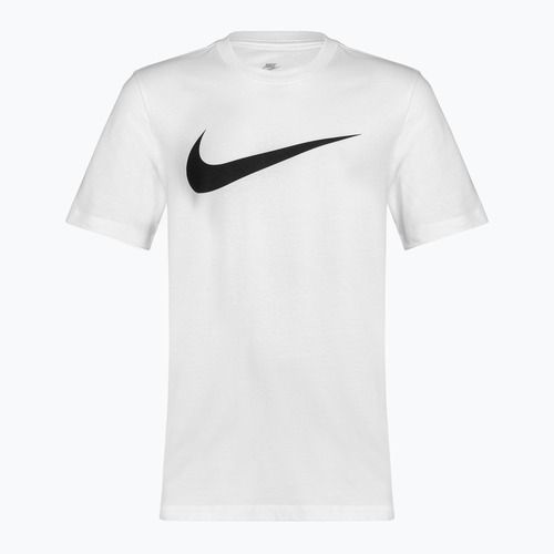 Maglietta Nike Sportswear Swoosh uomo bianco/nero