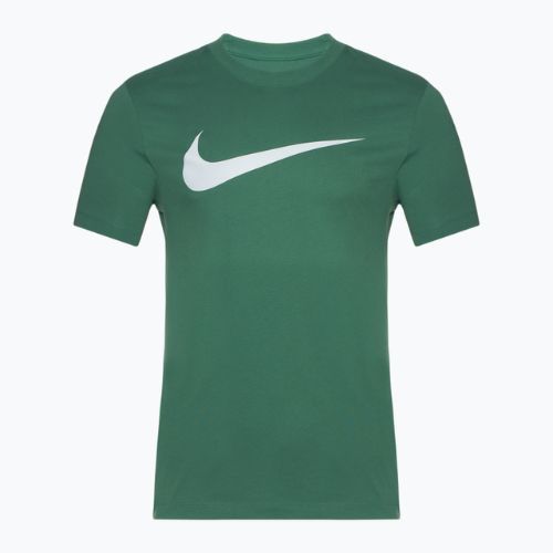T-shirt Nike Sportswear Swoosh nero/bianco da uomo