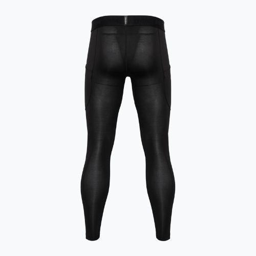Leggings da allenamento Nike Pro Dri-FIT Tight Uomo nero/bianco