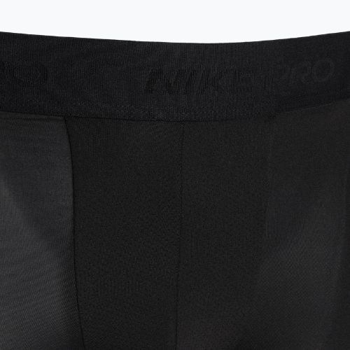 Leggings da allenamento Nike Pro Dri-FIT Tight Uomo nero/bianco