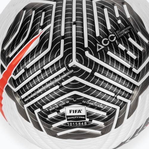 Nike volo bianco / nero /right crimson calcio dimensioni 5