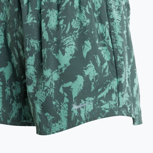 Pantaloncini donna Nike One Dri-Fit a vita alta con slip 3" verde vintage / bicoastal / nero