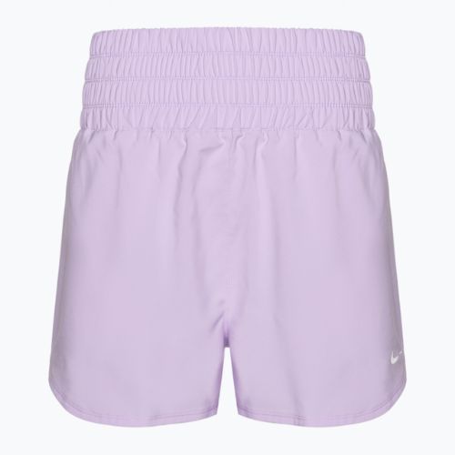 Pantaloncini da donna Nike One Dri-Fit Ultra a vita alta 3" lilla fiorito