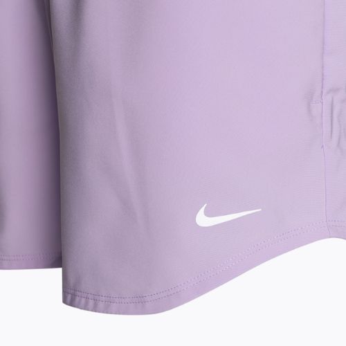Pantaloncini da donna Nike One Dri-Fit Ultra a vita alta 3" lilla fiorito