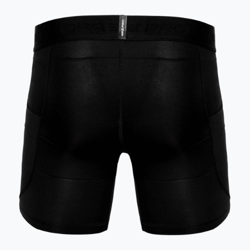 Pantaloncini da allenamento Nike Pro Dri-Fit Fitness da uomo, nero/bianco