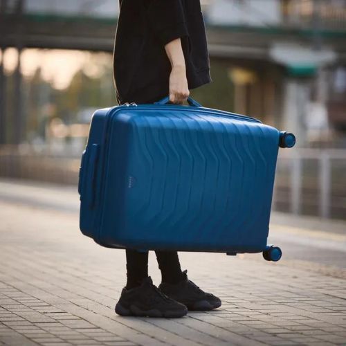Valigia da viaggio grande KADVA Sancho 113 l blu