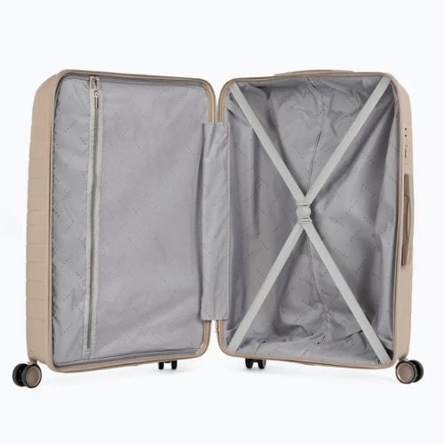 Valigia da viaggio grande KADVA Brava 115 l beige