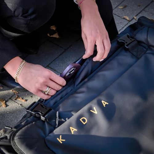 Valigia da viaggio da cabina KADVA Lazio 44 l nera