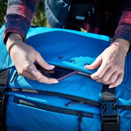 Valigia da viaggio grande KADVA Lazio 102 l blu