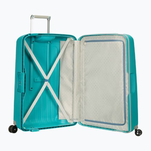 Samsonite S'cure Spinner valigia da viaggio 79 l blu acqua