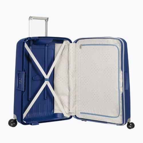 Samsonite S'cure Spinner valigia da viaggio 79 l blu scuro