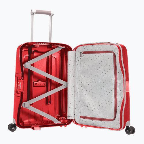 Samsonite S'cure Spinner valigia da viaggio 34 l rosso cremisi