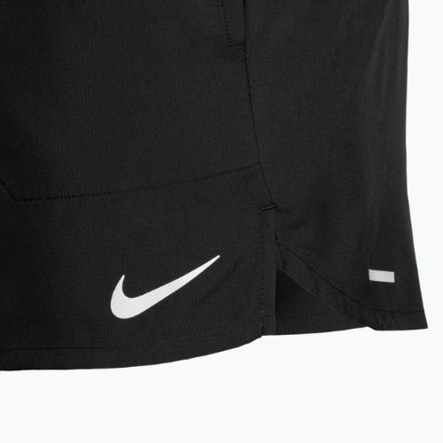 Pantaloncini da corsa da uomo Nike Dri-Fit Stride 5" Slip-Lined nero/nero