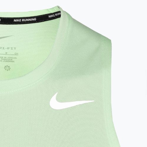 Canotta da running Nike Dri-Fit Miler da uomo, verde vapore