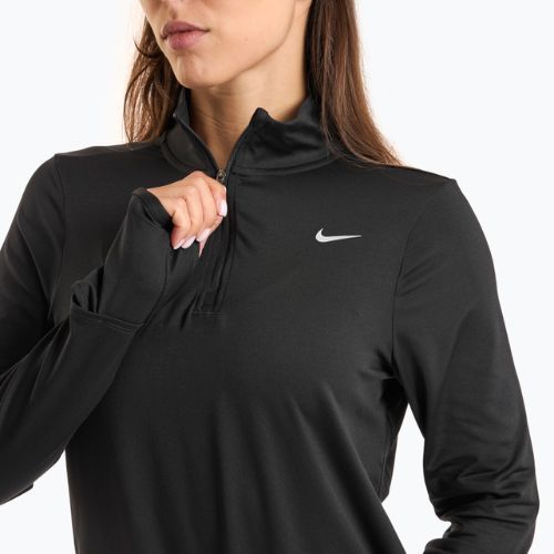 Donna Nike Swift Element UV 1/4-Zip running a maniche lunghe nero